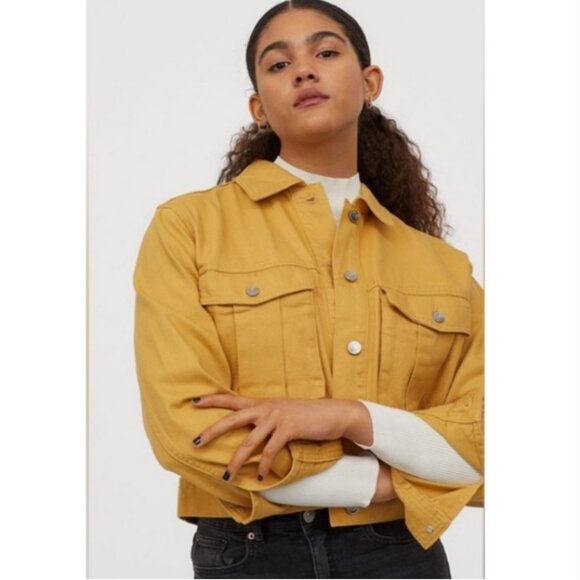 DIVIDED Short Twill Jean Jacket - Picture 1 of 7